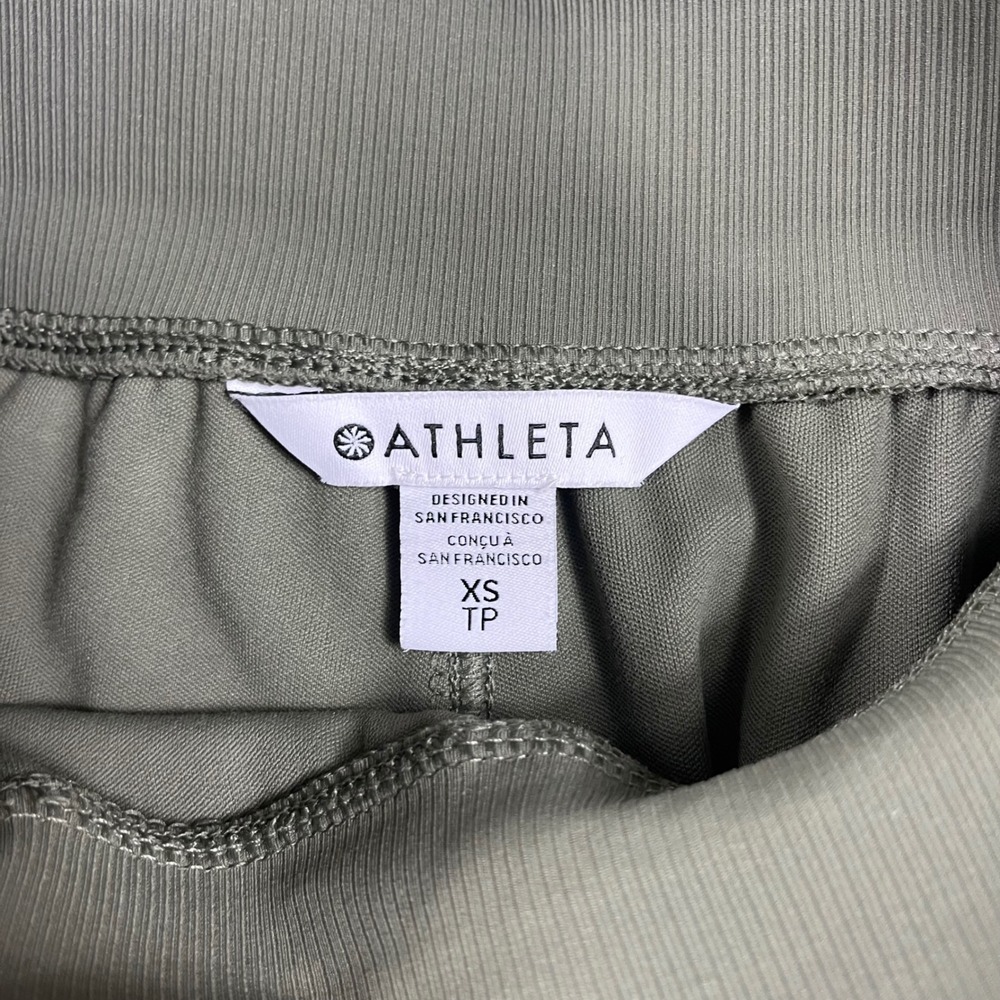 Athleta Venice High Rise Cargo Joggers Olive Green XS 410789-03 - Picture 3 of 12
